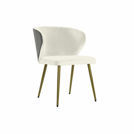 Bureaustoel Home ESPRIT Wit Zwart 1