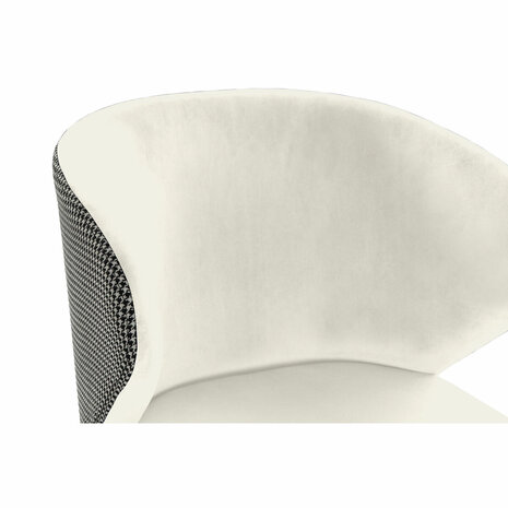 Bureaustoel Home ESPRIT Wit Zwart 3
