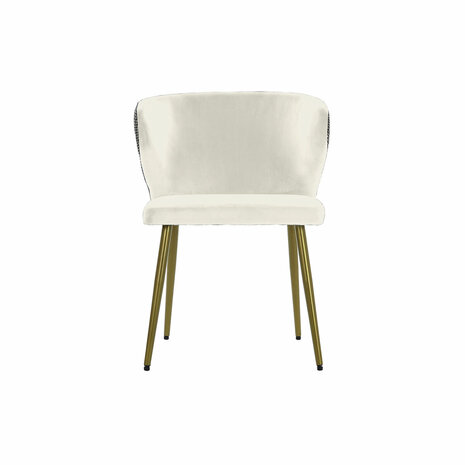 Bureaustoel Home ESPRIT Wit Zwart 5