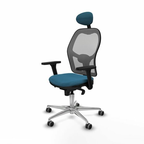 Bureaustoel met hoofdsteun Jorquera Piqueras y Crespo 3D086G1 Grijs Groene benzine 2