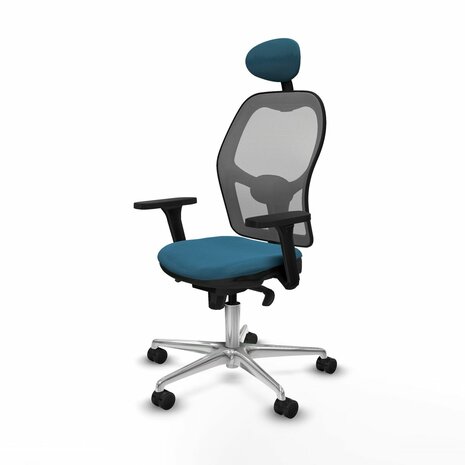 Bureaustoel met hoofdsteun Jorquera Piqueras y Crespo 3D086N1 Grijs Groene benzine 2