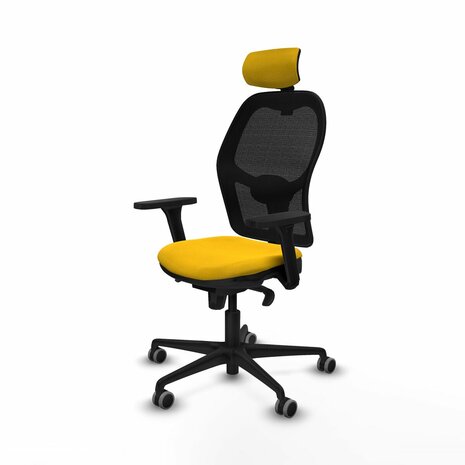 Bureaustoel met hoofdsteun Jorquera Piqueras y Crespo 3D036G2 Geel 2