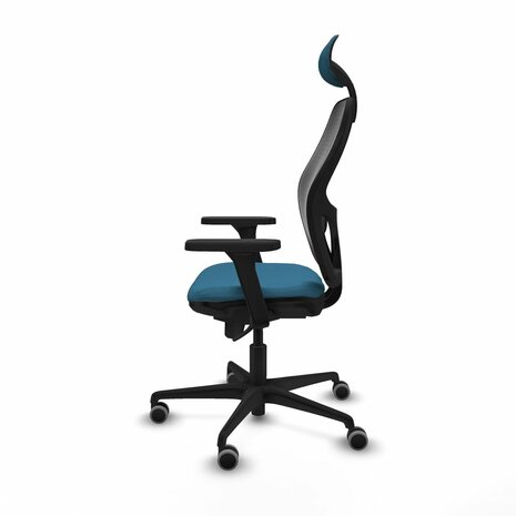 Bureaustoel met hoofdsteun Jorquera Piqueras y Crespo 3D036G1 Zwart Groene benzine 3