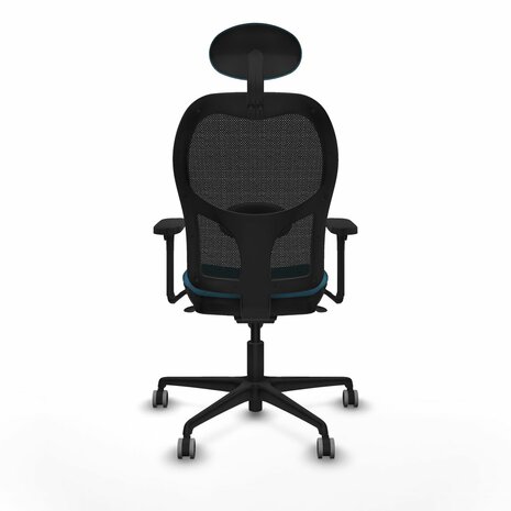 Bureaustoel met hoofdsteun Jorquera Piqueras y Crespo 3D036G1 Zwart Groene benzine 5