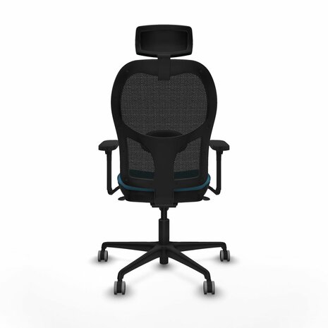 Bureaustoel met hoofdsteun Jorquera Piqueras y Crespo 3D036G2 Zwart Groene benzine 5