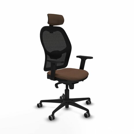 Bureaustoel met hoofdsteun Jorquera Piqueras y Crespo 2D036G2 Zwart Donkerbruin 1