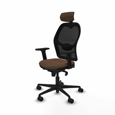 Bureaustoel met hoofdsteun Jorquera Piqueras y Crespo 2D036N2 Zwart Donkerbruin 2