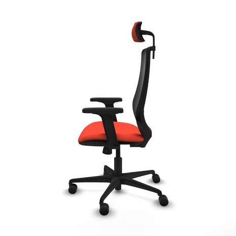 Bureaustoel met hoofdsteun Mardos Piqueras y Crespo D036N2W Donker oranje 3
