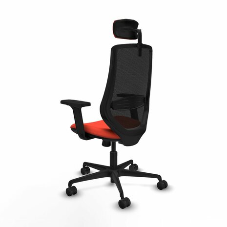 Bureaustoel met hoofdsteun Mardos Piqueras y Crespo D036N2W Donker oranje 4