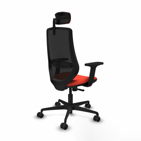 Bureaustoel met hoofdsteun Mardos Piqueras y Crespo D036N2W Donker oranje 6