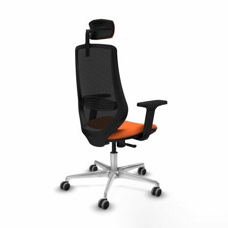 Bureaustoel met hoofdsteun Mardos Piqueras y Crespo D086G2W Oranje 6