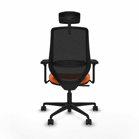 Bureaustoel met hoofdsteun Mardos Piqueras y Crespo D036N2W Oranje 5