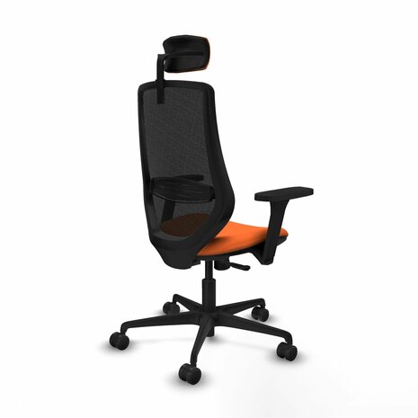 Bureaustoel met hoofdsteun Mardos Piqueras y Crespo D036N2W Oranje 6