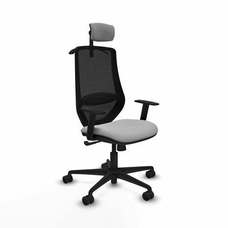 Bureaustoel met hoofdsteun Mardos Piqueras y Crespo D036N2H Lichtgrijs 1