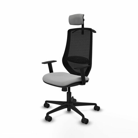 Bureaustoel met hoofdsteun Mardos Piqueras y Crespo D036N2H Lichtgrijs 2