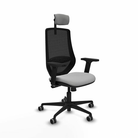 Bureaustoel met hoofdsteun Mardos Piqueras y Crespo D036G2W Lichtgrijs 1