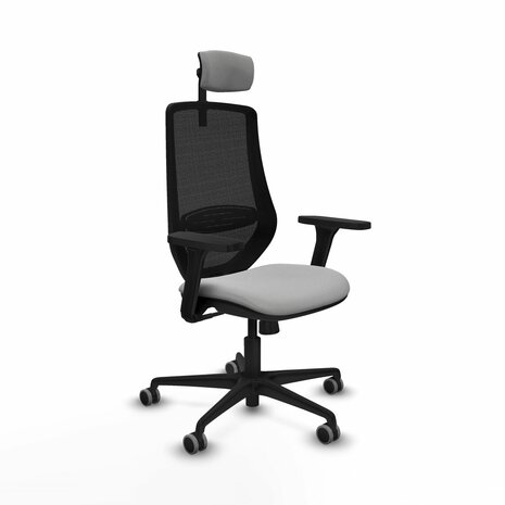 Bureaustoel met hoofdsteun Mardos Piqueras y Crespo D036G2W Lichtgrijs 1