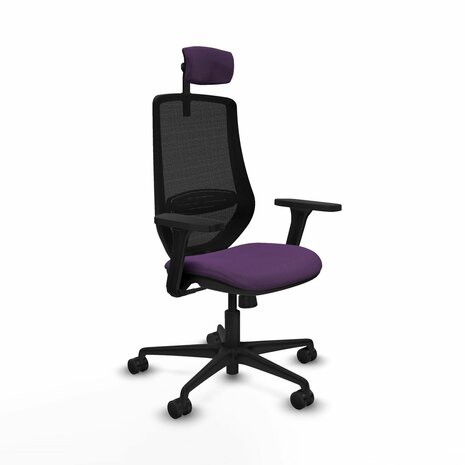 Bureaustoel met hoofdsteun Mardos Piqueras y Crespo D036N2W Paars 1