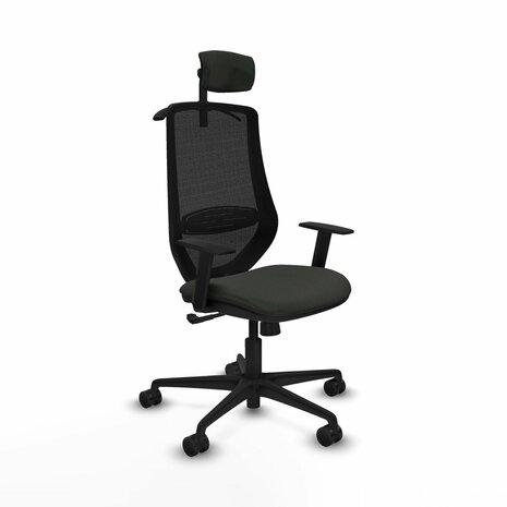 Bureaustoel met hoofdsteun Mardos Piqueras y Crespo D036N2H Zwart 1