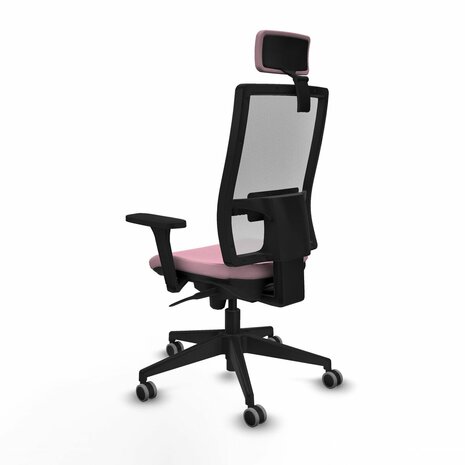 Bureaustoel met hoofdsteun Horna Piqueras y Crespo 3D066G2 Roze 4