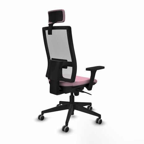 Bureaustoel met hoofdsteun Horna Piqueras y Crespo 3D066G2 Roze 6