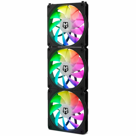 Case fan Nox-Xtreme Easy Link Ø 12 cm (3 Stuks) 1
