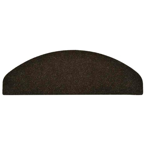 Trapmatten Zelfklevend 10 st 65x21x4 cm Donkerbruin Halfrond Groot 5