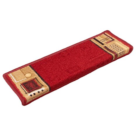 Trapmatten zelfklevend 5 st 65x21x4 cm rood 2