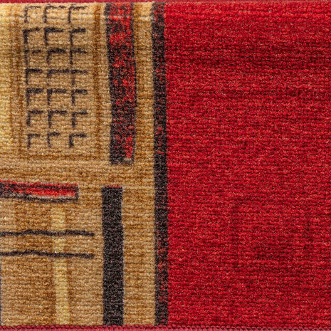 Trapmatten zelfklevend 5 st 65x21x4 cm rood 7