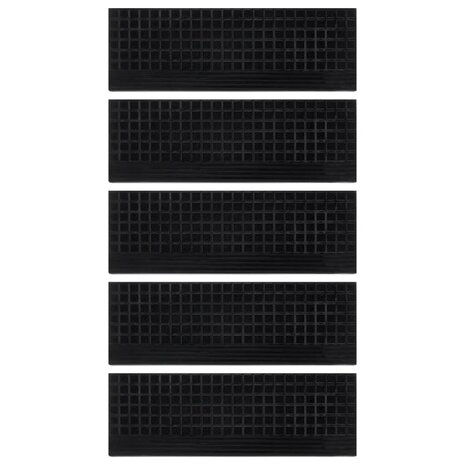 Trapmatten 5 st 25x75 cm rubber 3