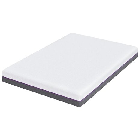 Matras Wit en Grijs 160 x 200 cm Schuim 5