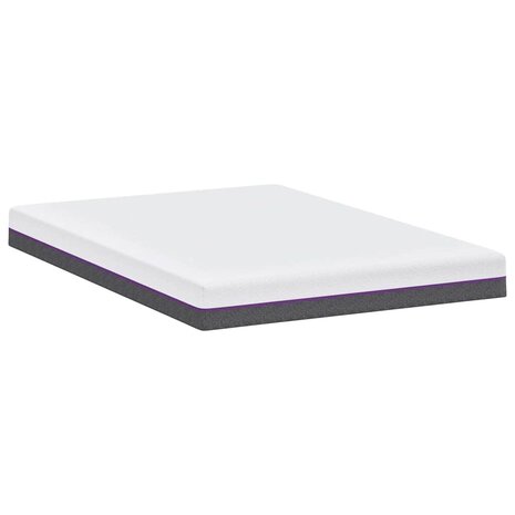 Matras Wit en Grijs 160 x 200 cm Schuim 6