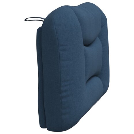 Hoofdbordkussen "Hvar" 80 cm stof blauw 6