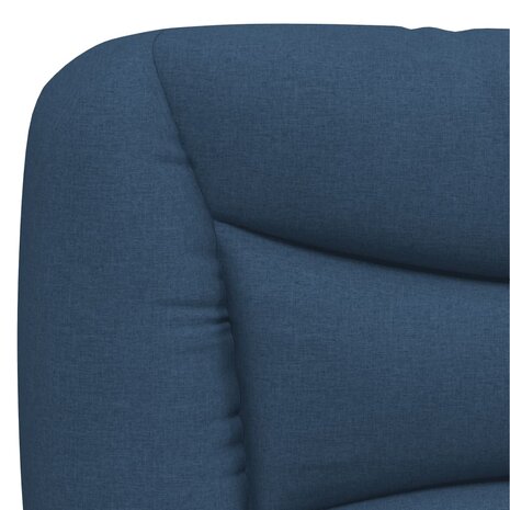 Hoofdbordkussen "Hvar" 100 cm stof blauw 8