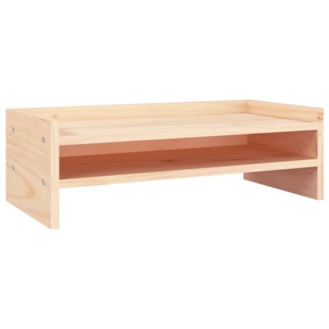 Monitorstandaard 50x24x16 cm massief grenenhout 2