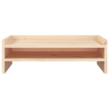 Monitorstandaard 50x24x16 cm massief grenenhout 5