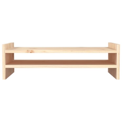 Monitorstandaard 50x27x15 cm massief grenenhout 5