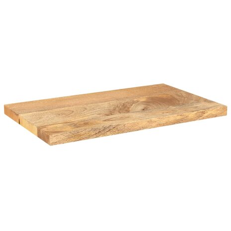 Tafelblad rechthoekig 50x20x3,8 cm massief mangohout 2