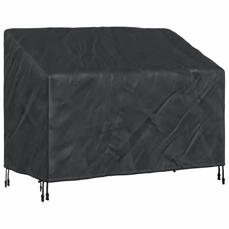 Tuinbankhoes Zwart 134 x 70 x 65 / 94 cm 420D stof 2