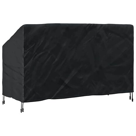 Tuinbankhoes Zwart 165 x 70 x 65 / 94 cm 210D stof 6