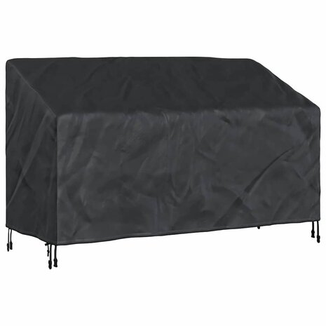 Tuinbankhoes Zwart 165 x 70 x 65 / 94 cm 420D stof 2