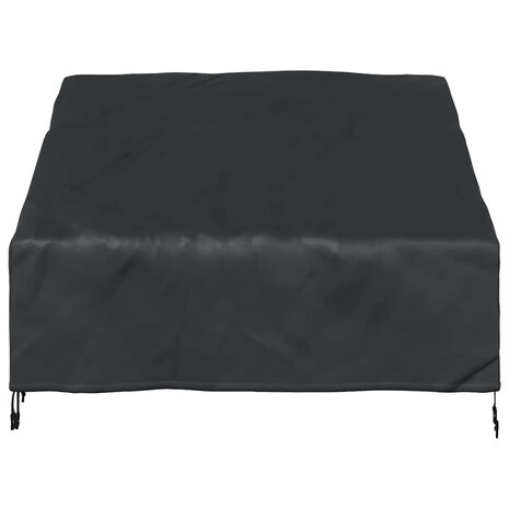 Tuinbankhoes Zwart 130 x 95 x 40 / 80 cm 210D stof 4