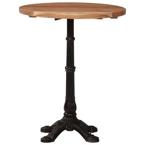 Bistrotafel Ø 60x76 cm massief acaciahout 4