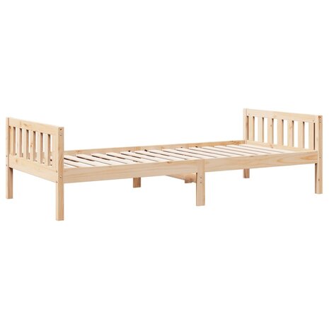 Kinderbed zonder matras massief grenenhout 75x190 cm 7