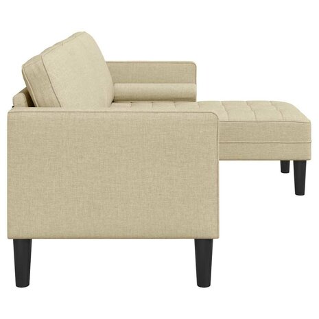 Bankstel Crème 173 x 131 x 67 cm Stof 6