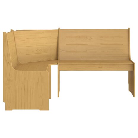 Hoekbank REINE 151 cm massief grenenhout honingbruin 3