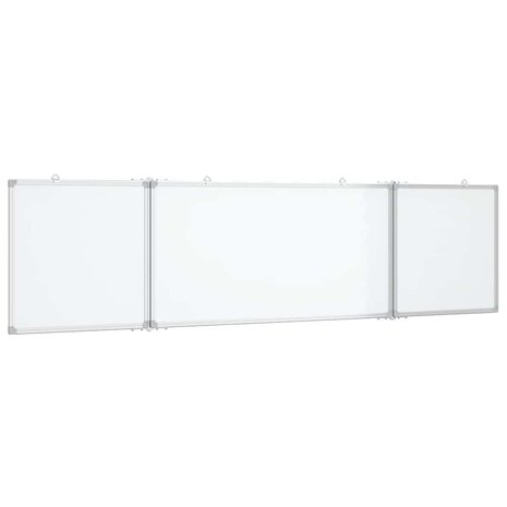 Whiteboard magnetisch inklapbaar 160x40x1,7 cm aluminium 2