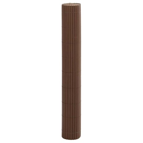 Tuinhek Dubbelzijdig Bruin 1,8x5 m PVC 4