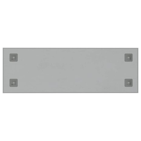 Magneetbord voor aan de wand 80x30 cm gehard glas wit 4