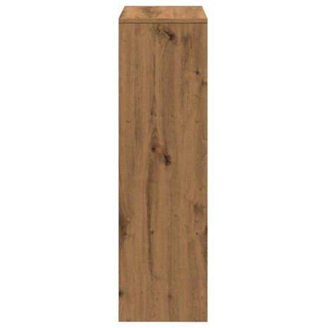 Kamerscherm / boekenkast 3-laags 99x29x99 cm hout artisanaal 6